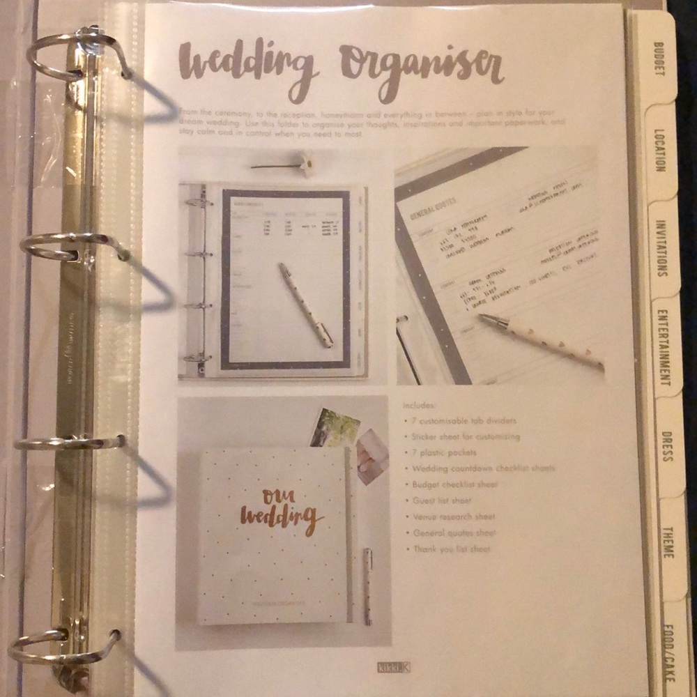 Kikki.K Wedding Organizer - Picture 2 of 8